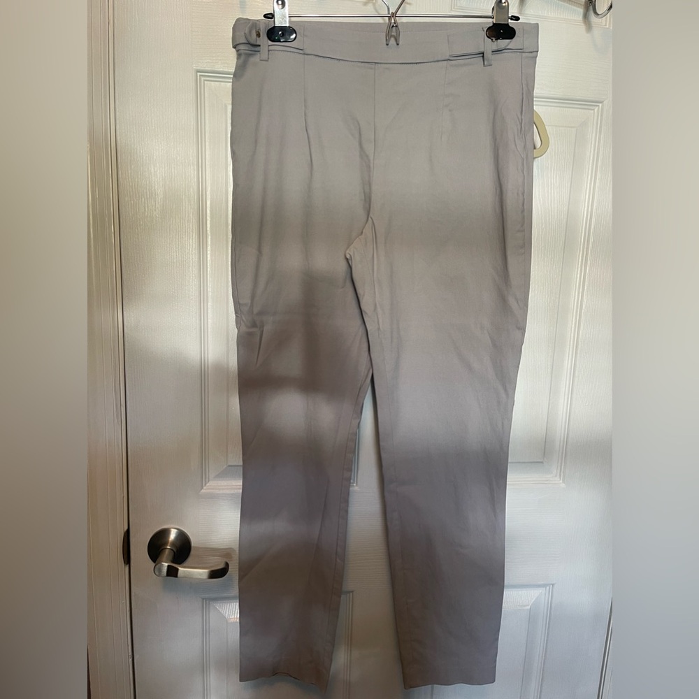 Grey ankle pants
